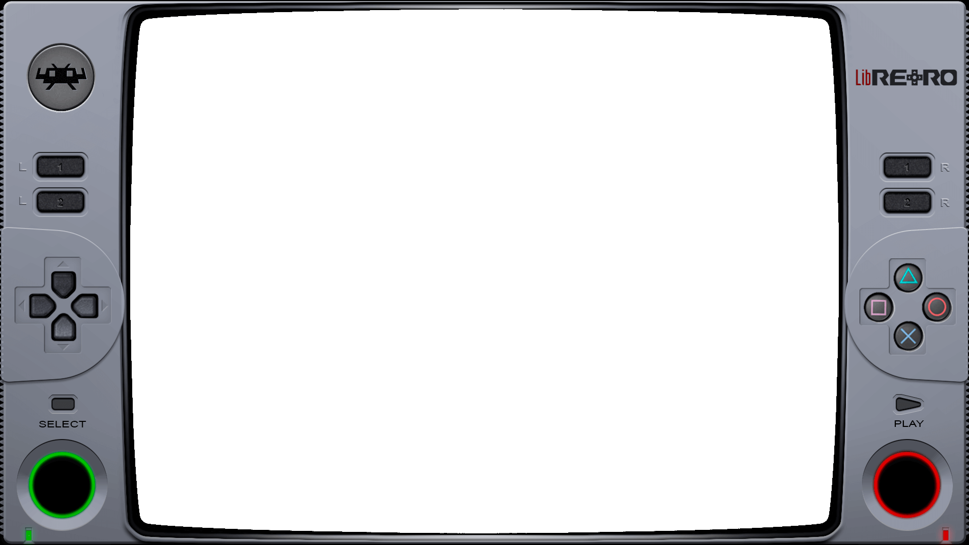 RetroArch 的 PlayStation 风格遮罩